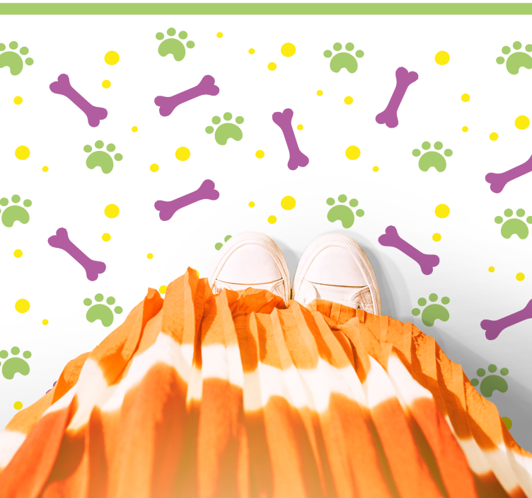 Pati izi eğlencesi pvc halı - TenStickers