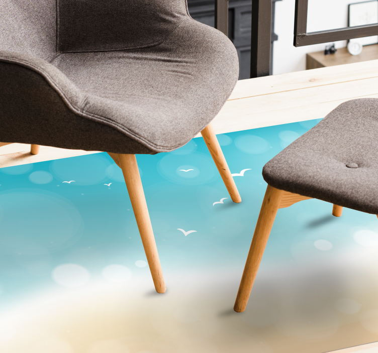 Plaj etkisi doğa vinil halı - TenStickers