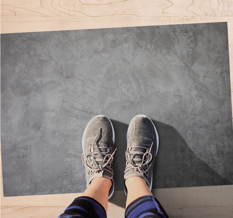 Rustik tarz gri desen doku halı - TenStickers