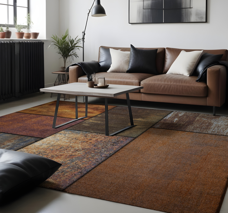 Rustik taş şıklığı taş etkisi pvc halı - TenStickers