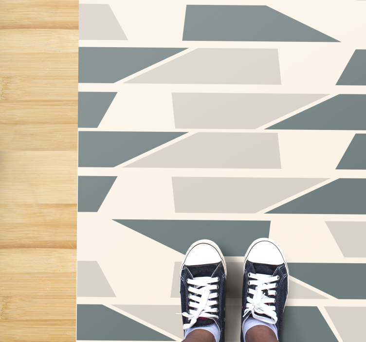 Soyut geometrik seramik karolar koridor - TenStickers