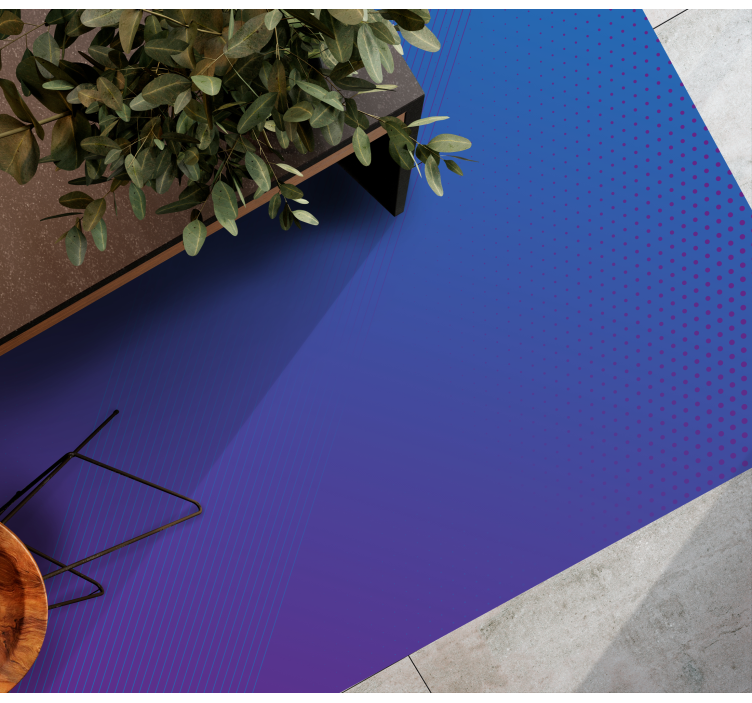 Soyut mordan maviye mat - TenStickers