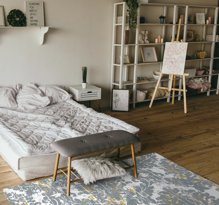 Soyut mozaik kompozisyon mozaic pvc halı - TenStickers