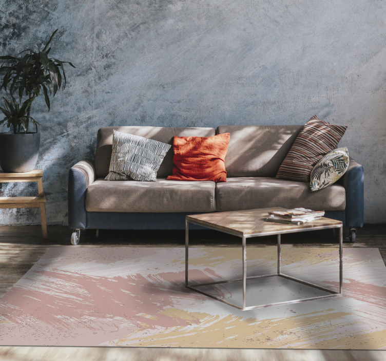 Soyut pembe modern vinil halı - TenStickers