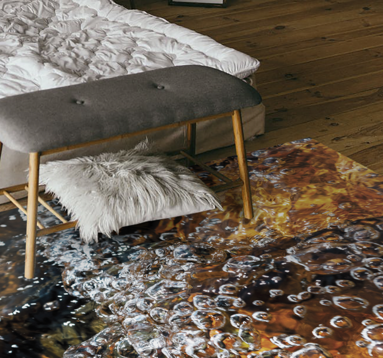 Sualtı taşları vinil halı - TenStickers