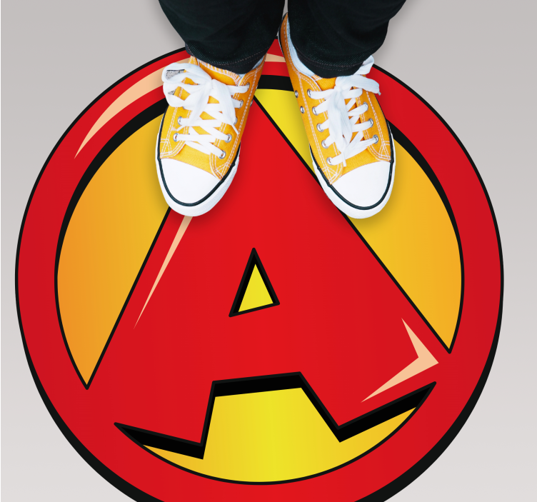 Süper ilk harf çocuk halısı - TenStickers