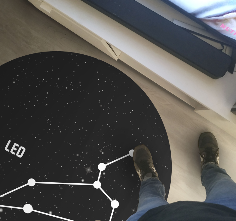 Takımyıldızı astronomisi yıldızlar pvc halı - TenStickers