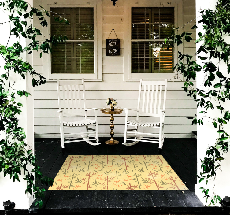 Taze bambu vinil halı ahşap döşeme - TenStickers