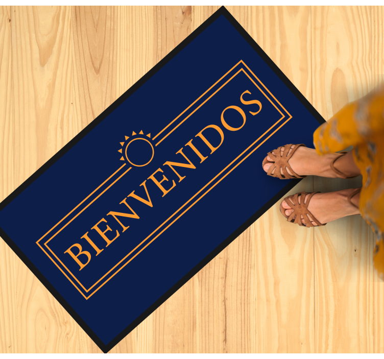 Tebrik mesajı modern pvc halı - TenStickers