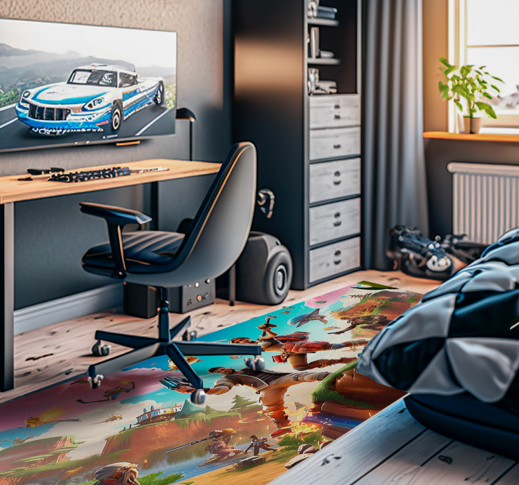 Videoyu oyun karakterleri hareket halinde çevirinVideoyu oyun kar - TenStickers