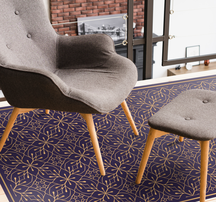 Vintage tarzı eski halı - TenStickers