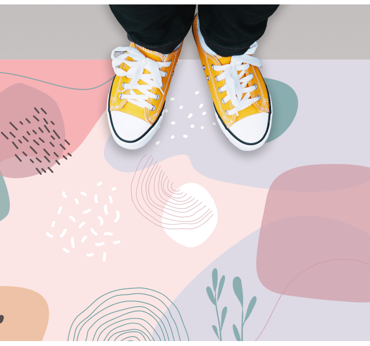 Yaratıcı pastel boya modern halı - TenStickers