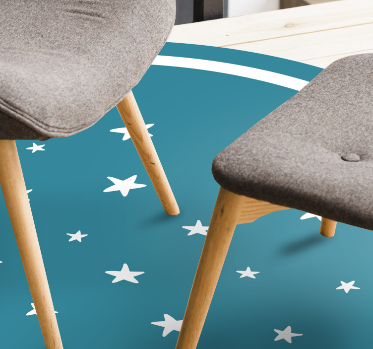 Yıldız desenli modern vinil halı - TenStickers