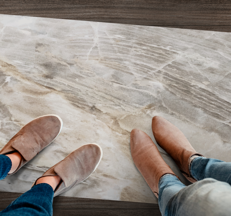 Zarif bir bitiş Mermer vinil halı - TenStickers