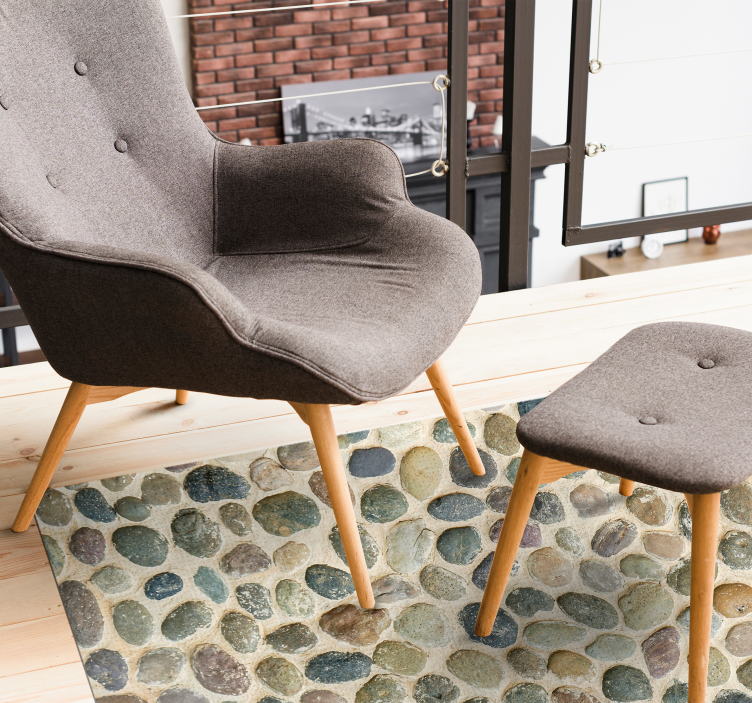 Zarif taşlar taş yer karoları - TenStickers