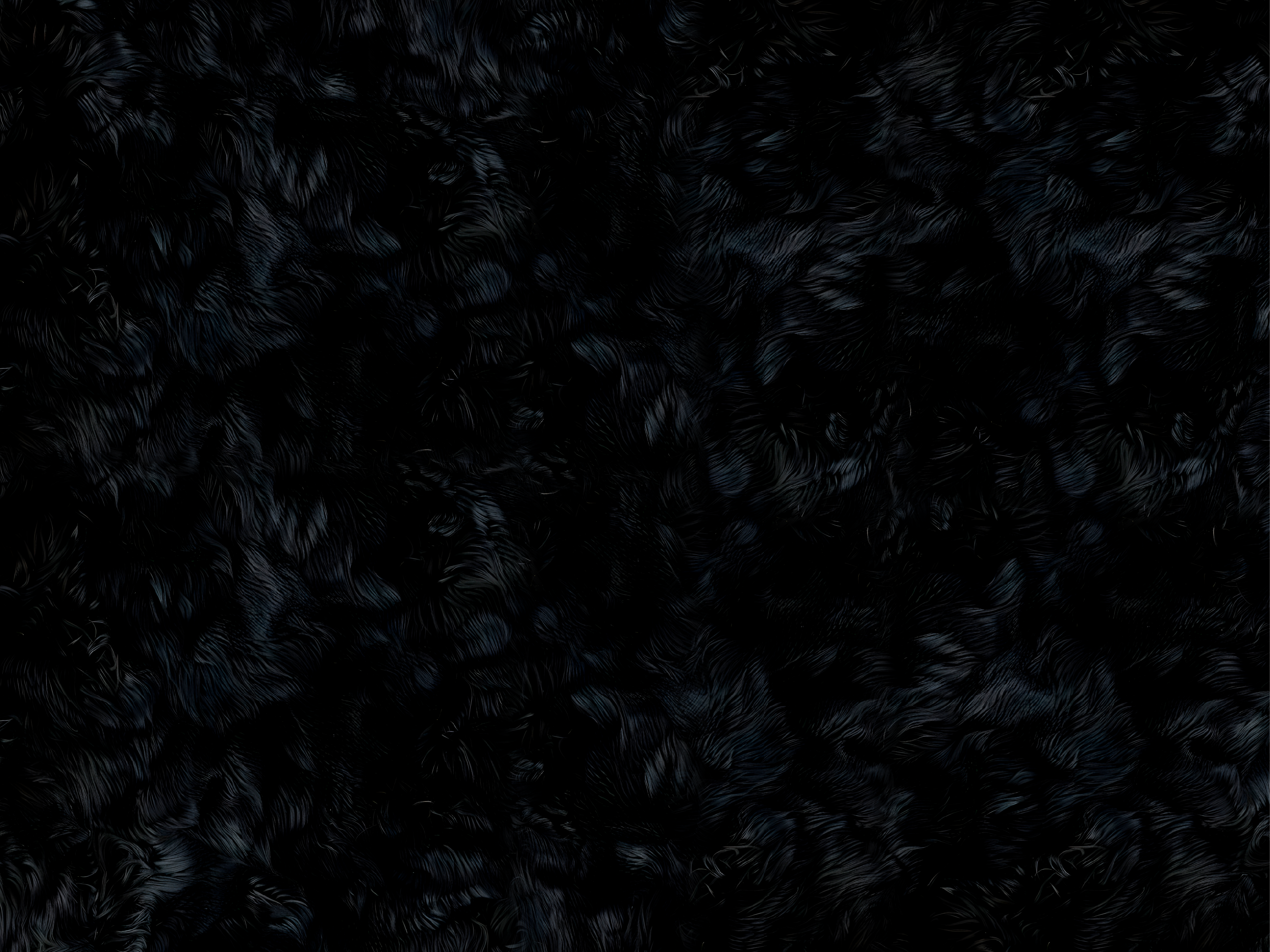 Fuer etkisi siyah pvc halı - TenStickers