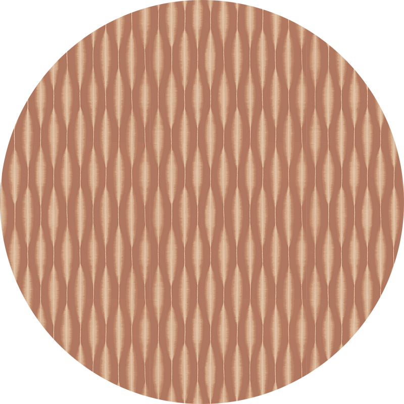 ikat kasuri mocha mus modern pvc halı - TenStickers
