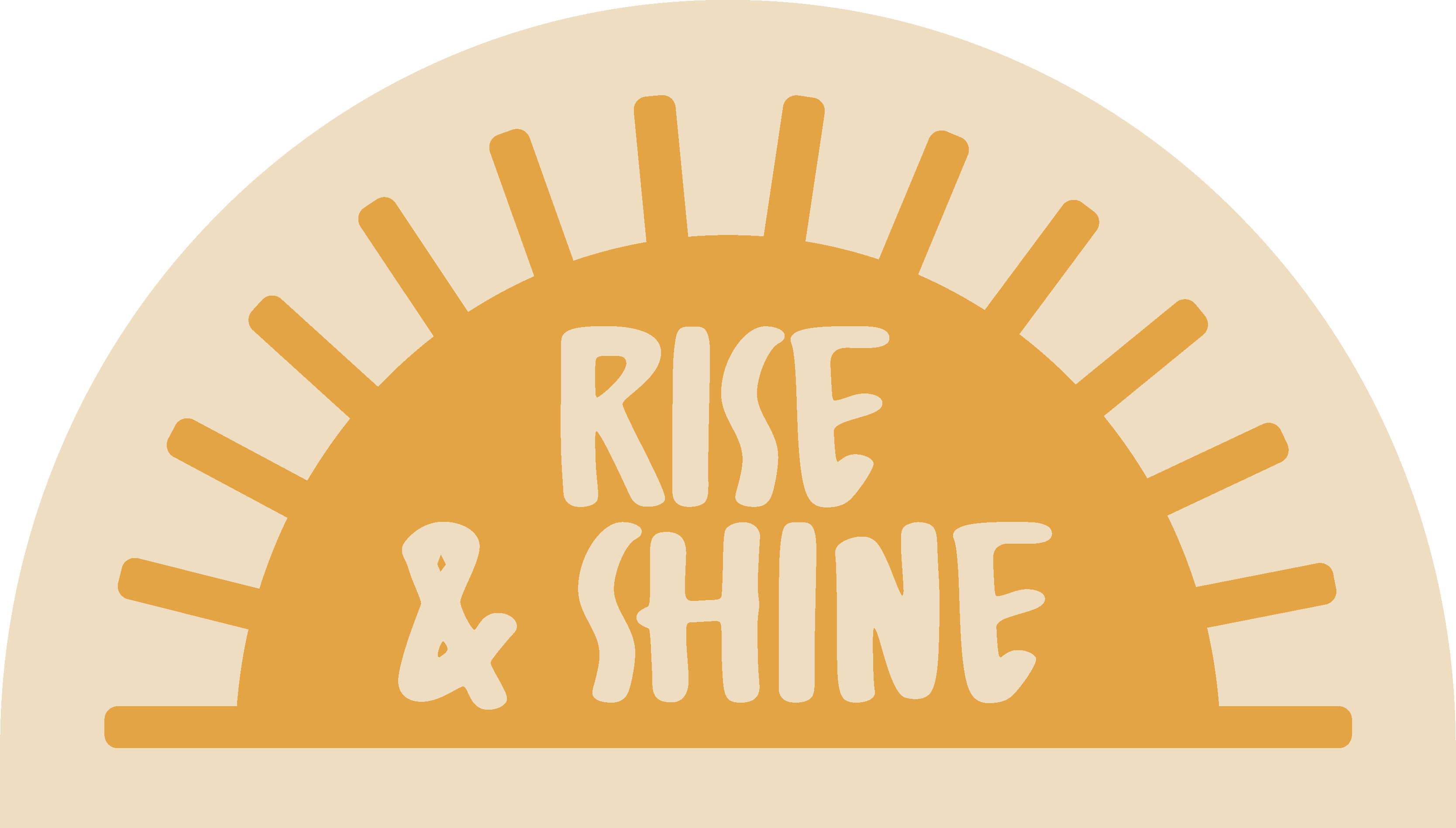 rise and shine metni banyo pvc halı - TenStickers
