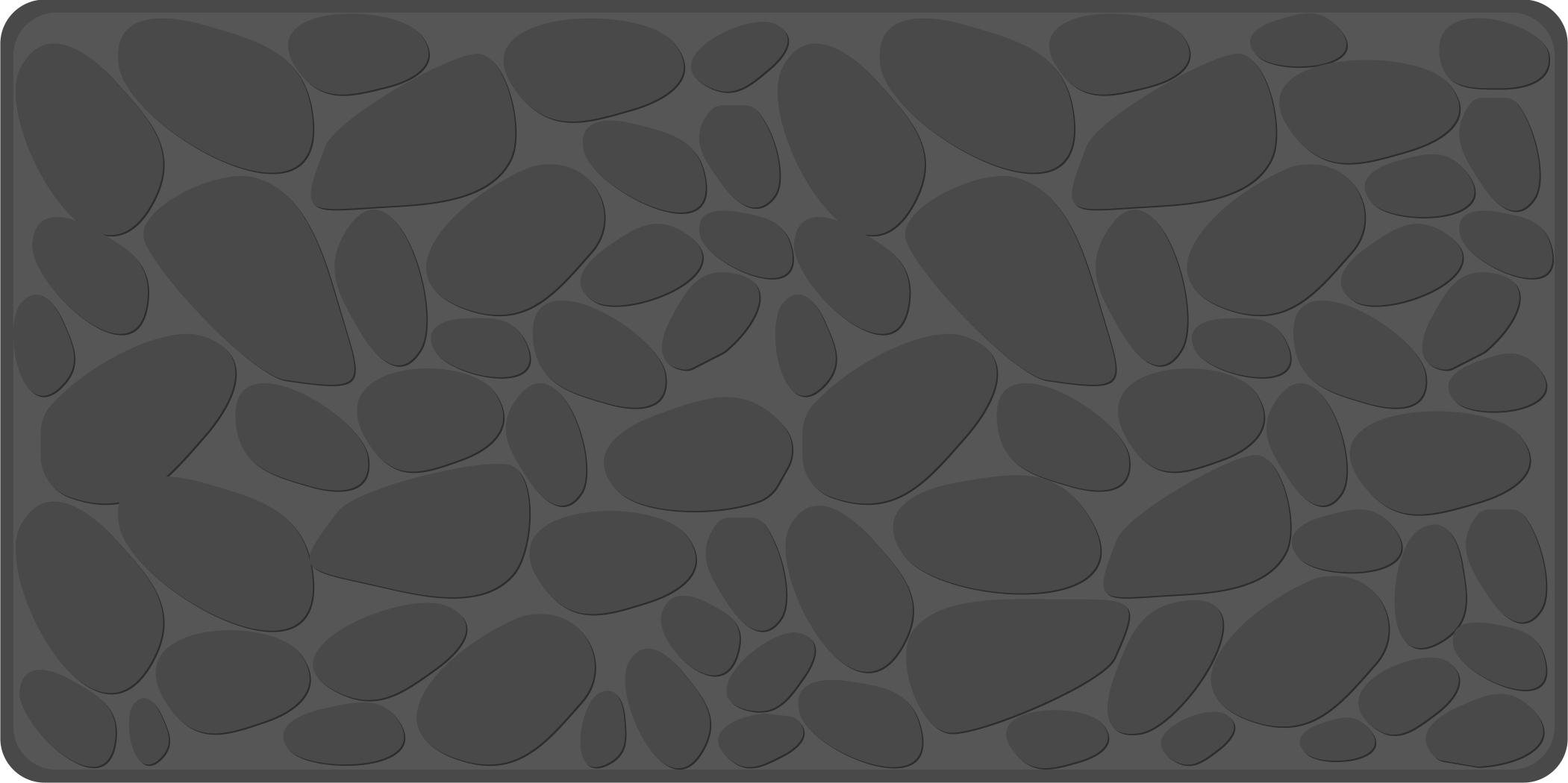 Gri kaya etkisi banyo pvc halı - TenStickers