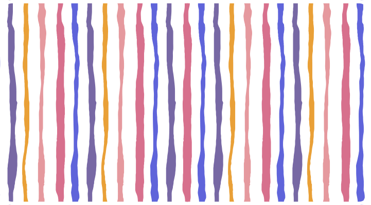 Renkli geniş çizgiler banyo pvc halı - TenStickers