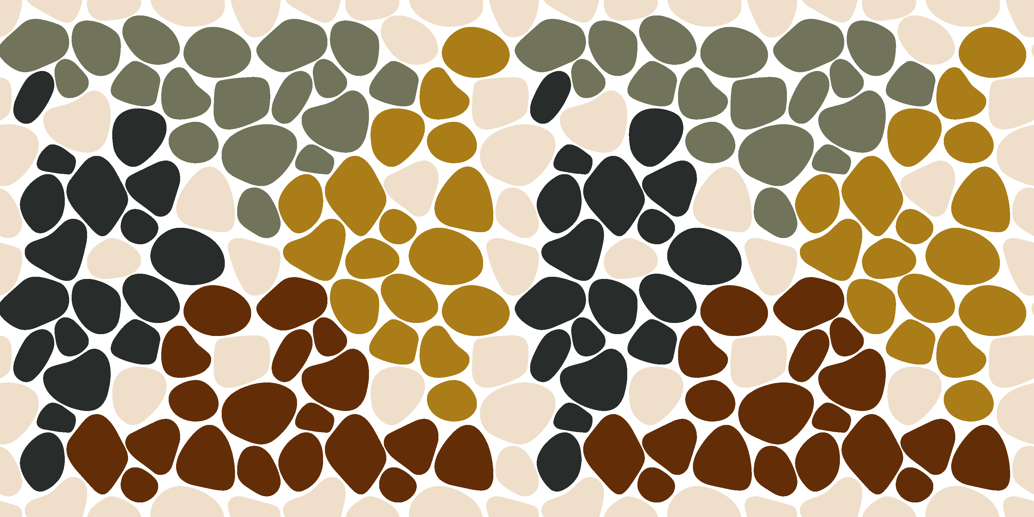 Renkli kaya teması banyo pvc halı - TenStickers