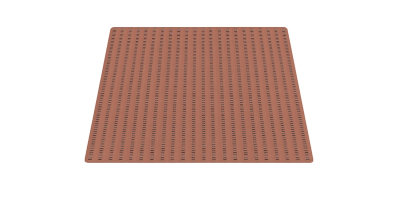 Kesik çizgi tasarımı balkon ve dış mekan için pvc halı - TenStickers