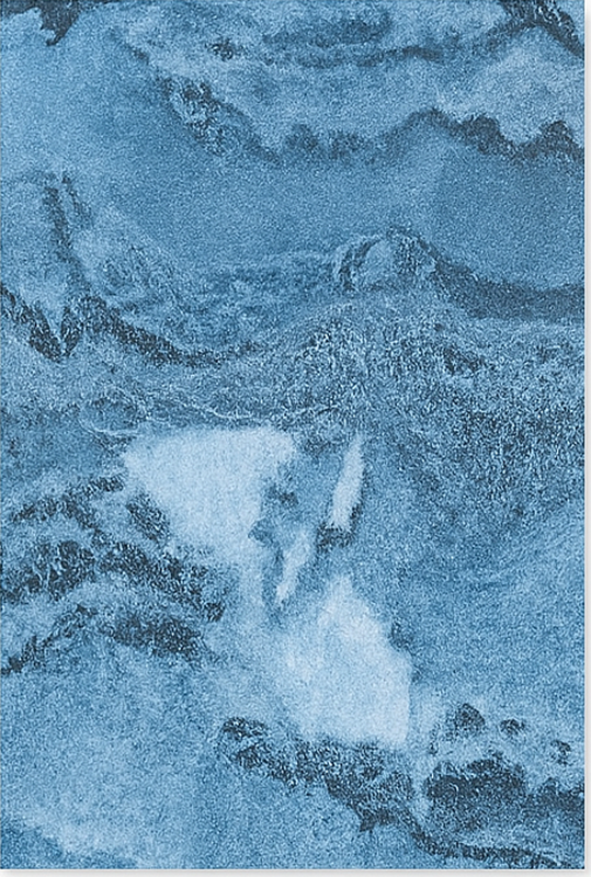 Koyu mavi doku Mermer vinil halı - TenStickers