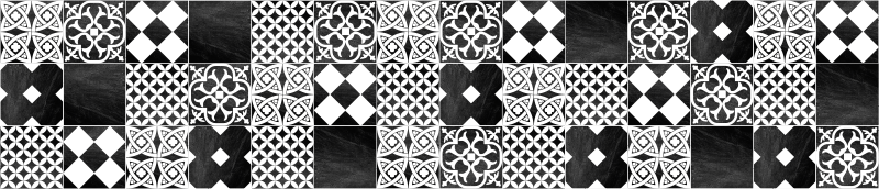 Sementin ardesia fayans efekti pvc halı - TenStickers