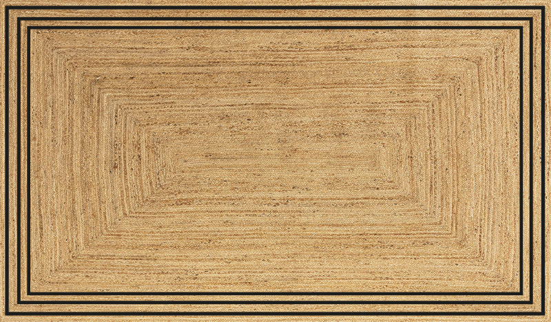 Mutfak pvc halı doğal jüt dokusu - TenStickers