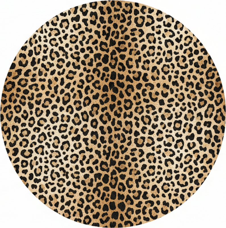 Oturma odası pvc halı panter desenli - TenStickers
