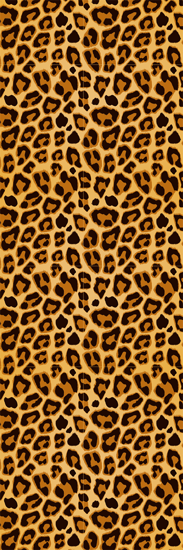 Hayvan pvc halı - leopar desenli halı - TenStickers