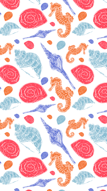 Hayvan pvc halı denizaltı karoları - TenStickers