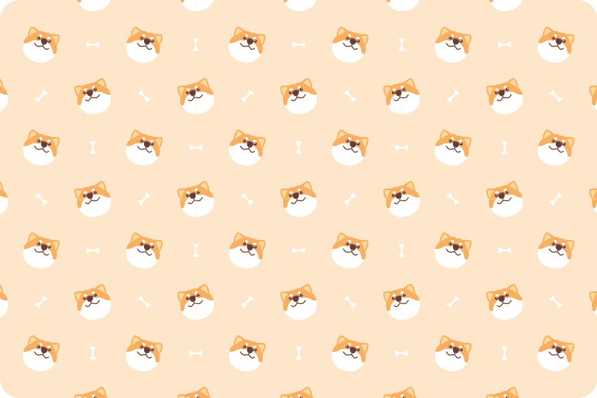 Hayvan pvc halı sevimli köpek yüzü karikatürü - TenStickers