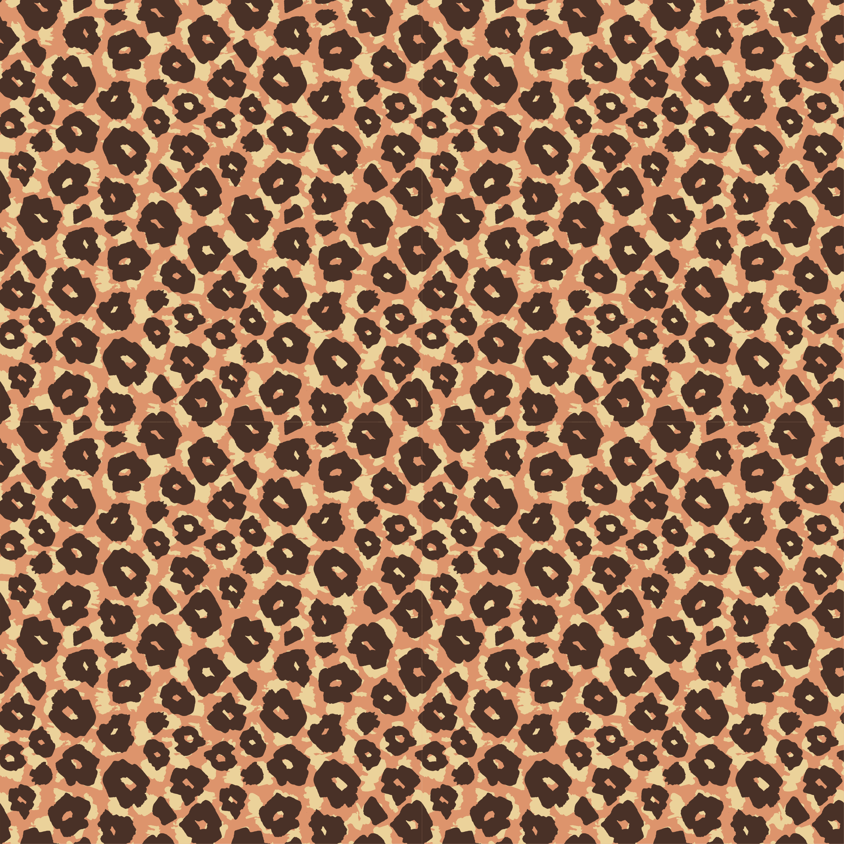 Hayvan pvc halı klasik leopar imitatyonu - TenStickers
