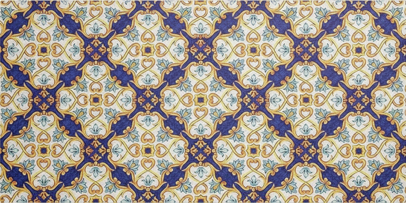 Mutfak pvc halı regal akdeniz - TenStickers
