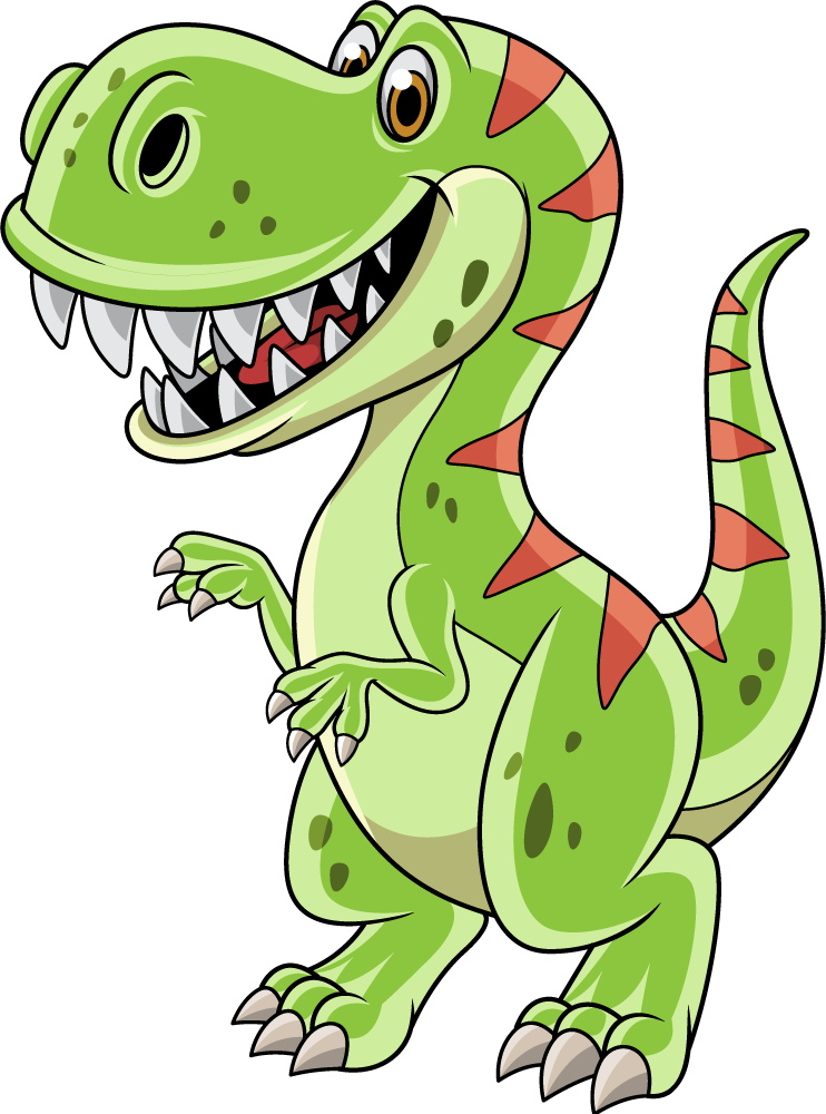 Hayvan pvc halı Çizgi film t-rex - TenStickers