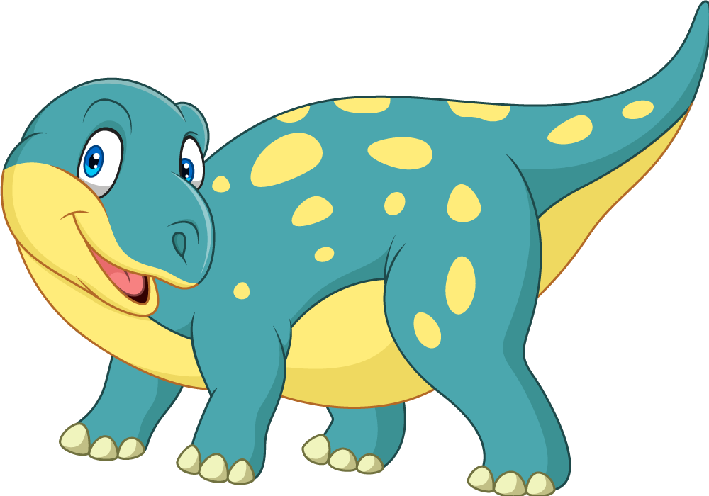 Hayvan pvc halı neşeli animasyonlu dinozor - TenStickers