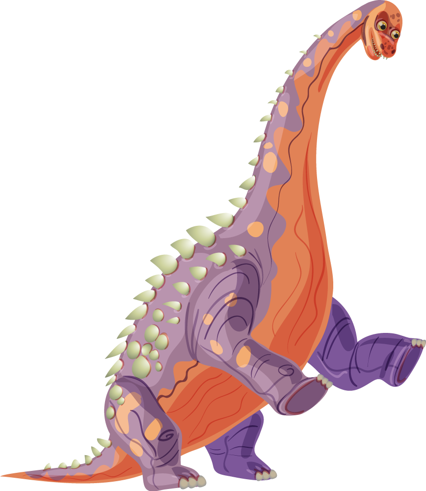 Hayvan pvc halı renkli dino karakteri - TenStickers