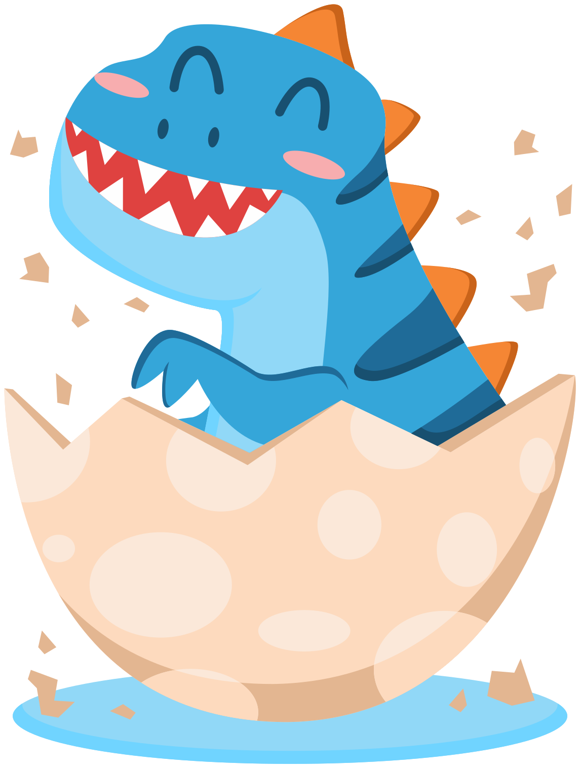 Hayvan pvc halı dinozor yavrusu - TenStickers