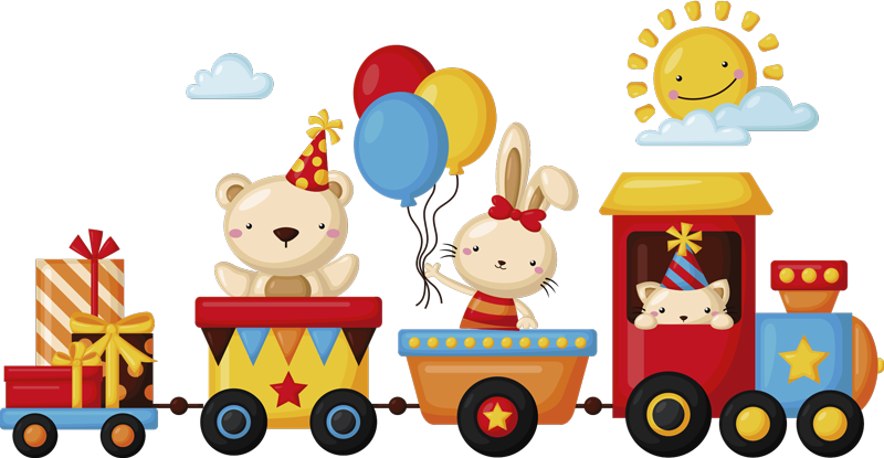 Hayvan pvc halı hayvan temalı halı - TenStickers