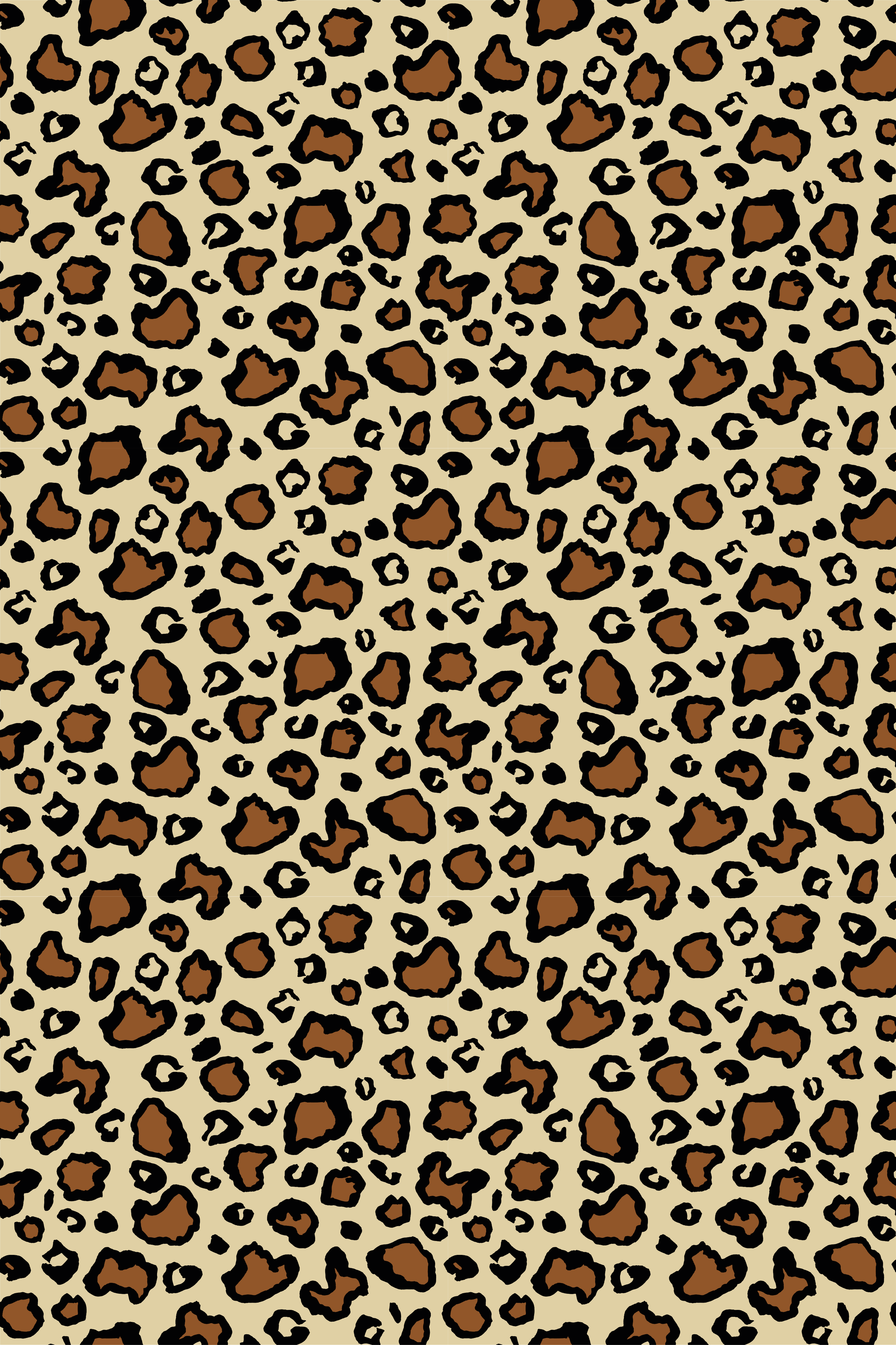 Hayvan pvc halı klasik leopar desenli - TenStickers