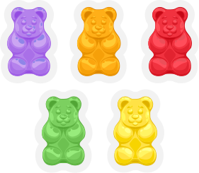 Hayvan pvc halı renkli ayı Şekilleri - TenStickers
