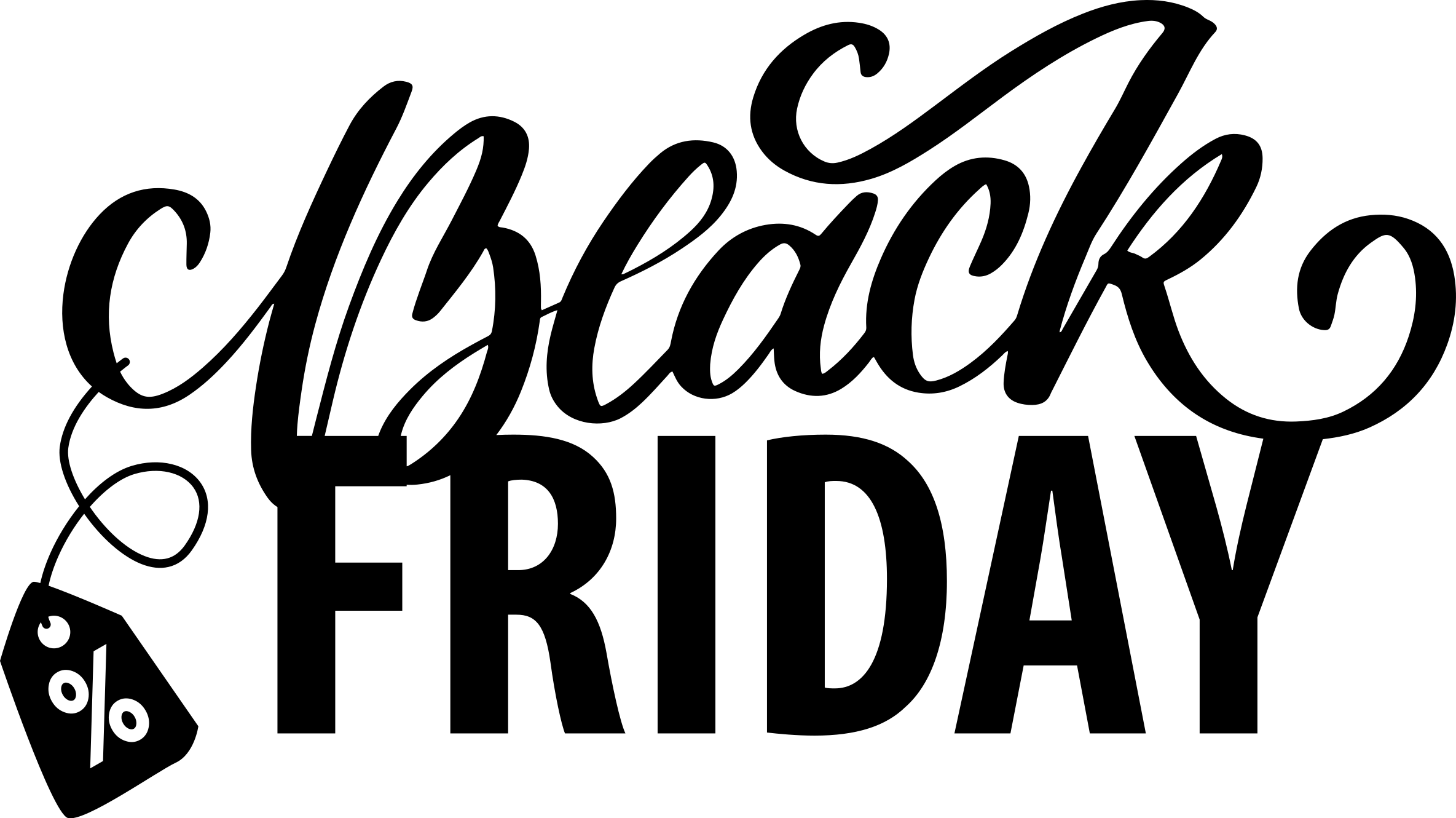 Black friday vinil halı Şık siyah cuma etiketleri - TenStickers