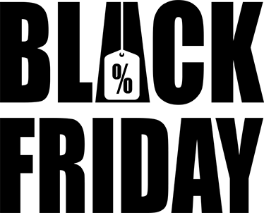 Black friday vinil halı sade beyaz arka plan - TenStickers