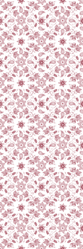 Çiçekler ve bitkiler pvc halı floral desen paneli - TenStickers