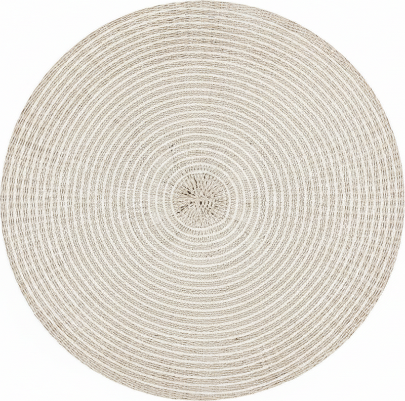Minimalist pvc halı krem dokulu spiral - TenStickers