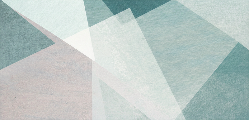 Geometrik pvc halı teal pastel geometrik kaplamalar - TenStickers