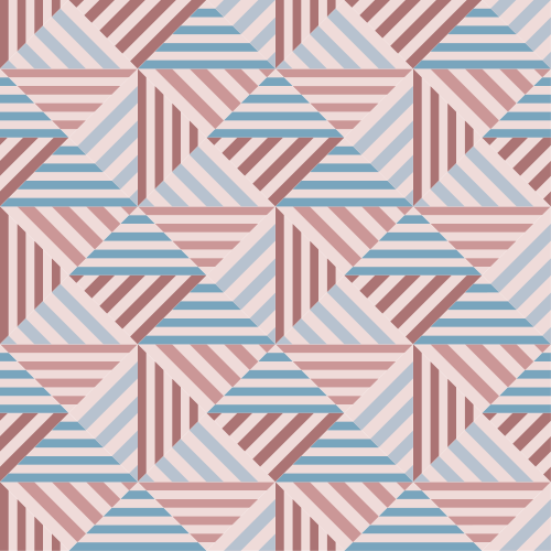 Yemek odası pvc halı soyut geometrik desenler - TenStickers