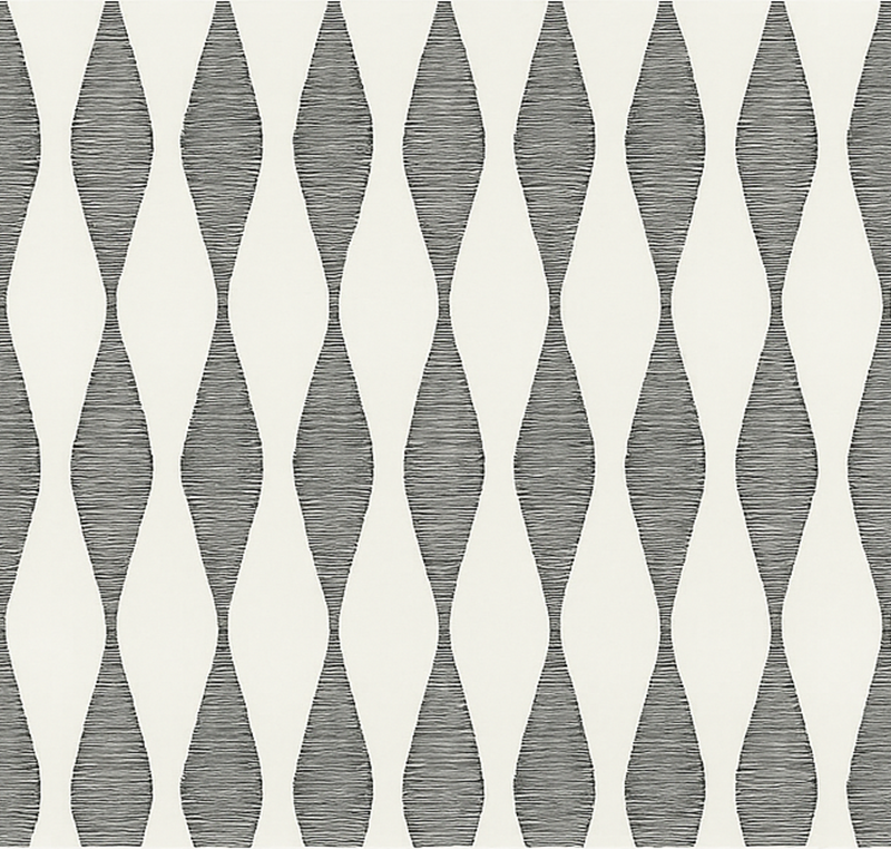 Mutfak pvc halı rabaul ikaat bej motif - TenStickers