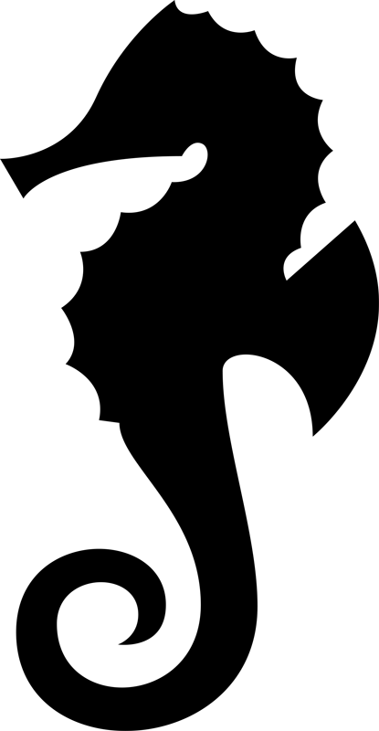 Banyo pvc halı sea horse pack - TenStickers